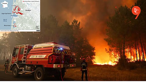 France braces for fourth major heatwave as crews battle Bordeaux wildfire
