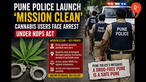 Pune Police Launch 'Mission Clean'; Cannabis Users Face Arrest Under NDPS Act