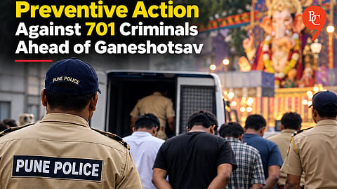 Pune Police Take Preventive Action Against 701 Criminals Ahead of Ganeshotsav