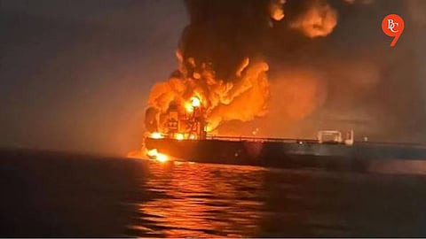 5 Indian Nationals Rescued After Projectile Hits Tanker in Hormuz