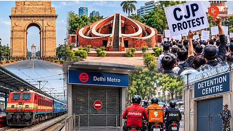Delhi prepared for CJP protest tomorrow; Trains cancelled, Metro station shut, 15 Detention Centres