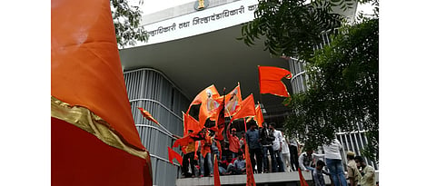 Protestors storm district collectorate 