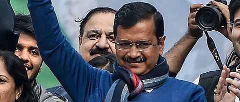 Arvind Kejriwal 'aam aadmi' scripts extraordinary win to return as Delhi CM
