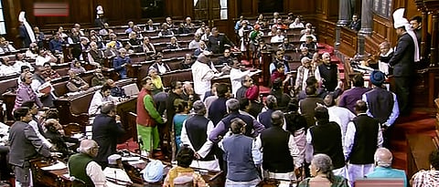 Cong, others, protest as Govt moves Constitution Amendment Bill in Rajya Sabha