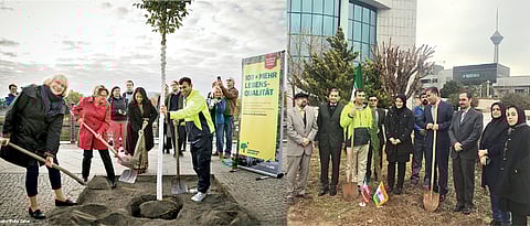 Leaving green footprints around the globe