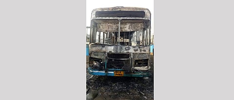 Another PMPML bus catches fire