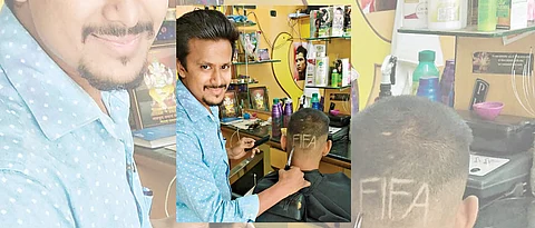 Football fans sport idols’ hairstyles
