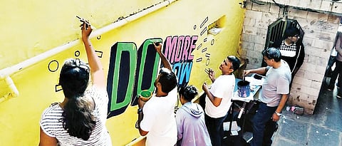 Painting the town...