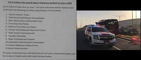12 Indians among 17 killed in Dubai accident