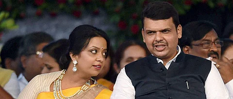Amruta Fadnavis at centre of row as Maha moves Axis Bank accounts