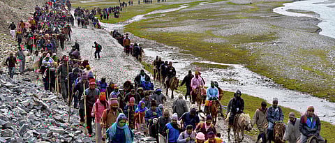 Amarnath Yatra remains suspended on Baltal track