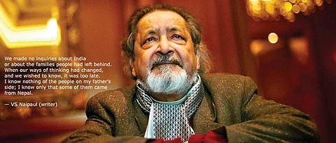 VS Naipaul and the Indian connections