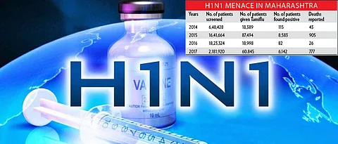 Spurt in cases of swine flu in city