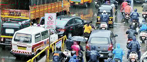 The incident occurred on Monday during peak hours