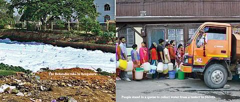 India is currently staring down the barrel of a major water crisis