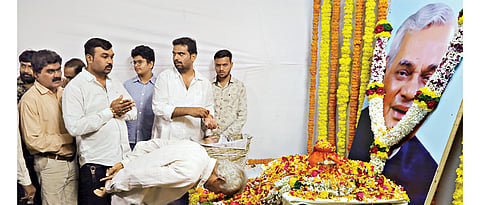 Ex-PM Vajpayee’s ashes immersed in Indrayani