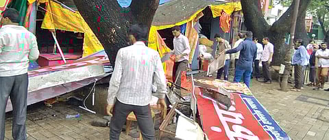 ‘Officials of sky sign dept seeking bribe’