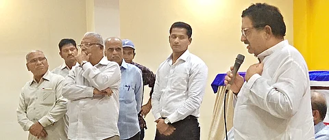 Depositors Hold a Protest March in City Against Shivajirao Bhosale Sahakari Bank
