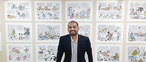 Sakal Times cartoonist Alok Nirantar wins special jury award