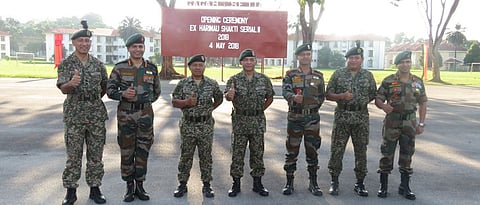 Harimau Shakti: Indian & Malaysian Army learn jungle survival techniques