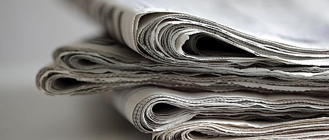 Indian newspapers from 1966 recovered from melting glacier in France