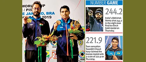 Abhishek puts India firmly on top