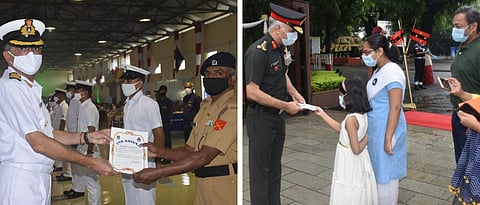 Pune: Independence Day celebrated at National War Memorial in Southern Command Pune and INS Shivaji Lonavala