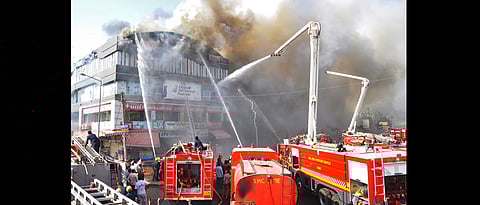 Devastating fire in Surat building kills 17 students