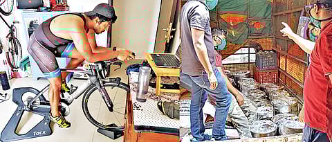 Cycling his way to a good deed