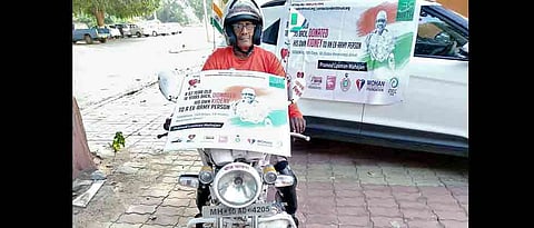 Maha farmer on mission to support organ donation