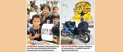 Chennai biker Sindy breaks barriers with ‘leap of faith’