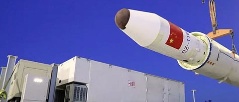 China first country in launching rocket from sea