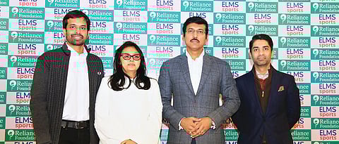 Abhinav Bindra and Pullela Gopichand launch ELMS Foundation