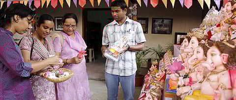 Pune Ganeshotsav: Handmade Papers Institute prepares eco-friendly paper Ganesh idols