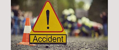 Accident on NIBM Road: Minor rams speeding tanker into bike, two injured