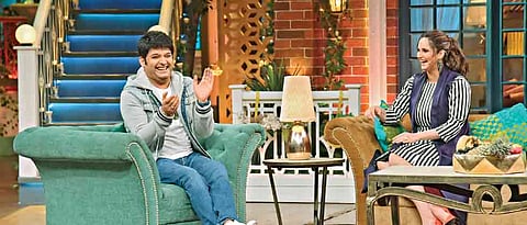 Sania asks Kapil to return the utensils on the show