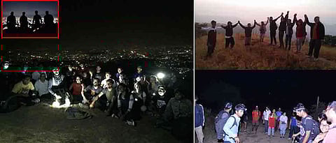 Walking into the night