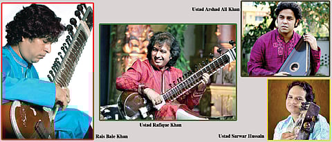 A melange of musicians