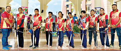 Vikhe Patil Memorial School archers shine in CBSE meet