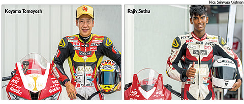 Rajiv and Koyama: Student-trainer and teammates