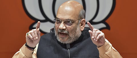 Shah accuses Cong of insulting soldiers' martyrdom, says only BJP can ensure country's security