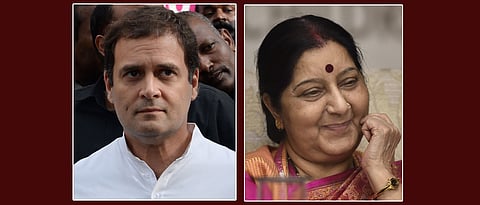 Rahul Gandhi attacks govt on Doklam, says Swaraj 'buckled in front of Chinese power'