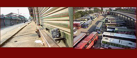 Trade unions strike evokes mixed response on Day 1, complete bandh in Kerala