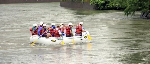 Weekend trip, friends and amusement