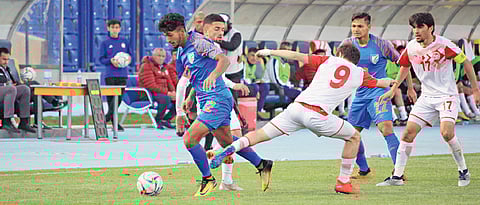 India lose 0-2 to bow out of AFC U-23 Championship qualifiers