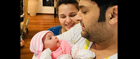 Kapil Sharma's baby girl Anayra makes Twitter debut