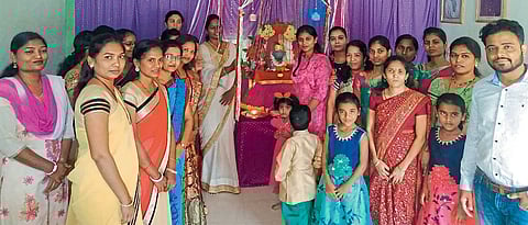 Ganesh idol making workshop held at Kunjir Public School