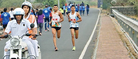INS Shivaji conducts 75-km ultra-marathon