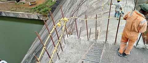 Temghar dam repairs tardy; only 10 pc done