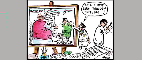 BJP President stepping into celebrity space has hurt Sena and MNS